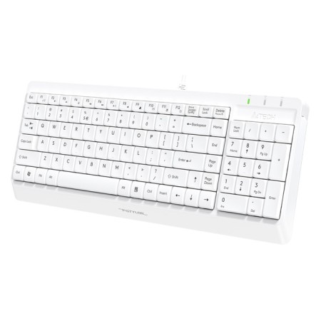Keyboard + Mouse A4Tech FSTYLER F1512 CLAV: White Mouse: White USB (F1512 White)-7