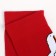 Male socks, red color/goose, size 29