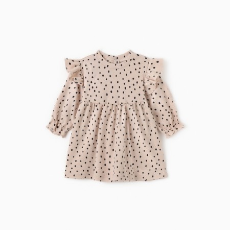 Kroshka dress "Kisa" Growth 62-68 cm, beige
