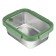 Smart Solutions lunch box, glass cover, 1.2 l, green color