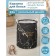Basket Besnaya textile shares "Marble", 35 × 45 cm, black color