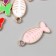 Decor for creativity Plastic for metal "Fish-Square" mix set 8 pcs 1.2x3 cm