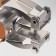 Spring holder for the built-in track system Technical Trahr-11b, 4.5x3.2x3.7 cm, silver color