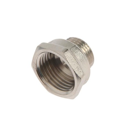 Aqualink adapter, 3/8 "x1/2", outer/internal thread, nickel -plated brass-1