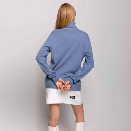 Turtleneck female color indigo, size One size (46-50)-3