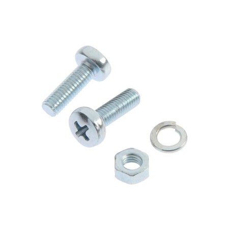 Score screw, with a semicircular head, galvanized, Din7985, M5x16 mm, 18 pcs