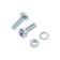 Score screw, with a semicircular head, galvanized, Din7985, M5x16 mm, 18 pcs