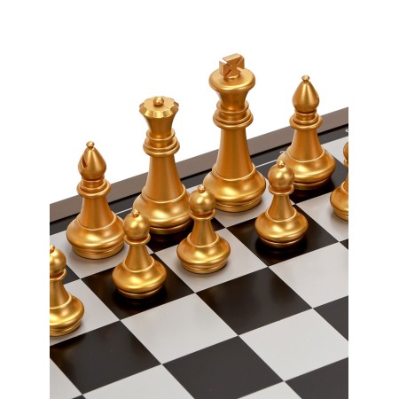 Magnetic chess 39 x 39 cm, King H-8 cm, Pig H-4.3 cm-3