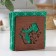 Wooden napkin "Hummingbird", 12 × 12 × 5.5 cm, brown color