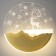 Bra "Snow Territory" LED 20W 4000k gold 24x24x4 cm