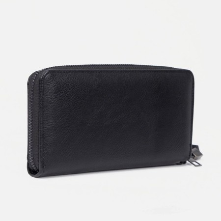 Women's wallet with lightning, black color-1