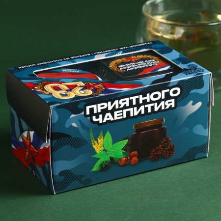 Set "23": Herbal tea 25 g, jam with pine cones 120 g.-3