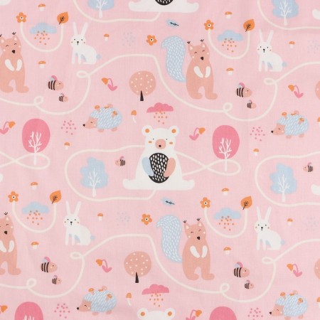 Printed "animals" Sh.160 cm, satin, 100% cotton-1