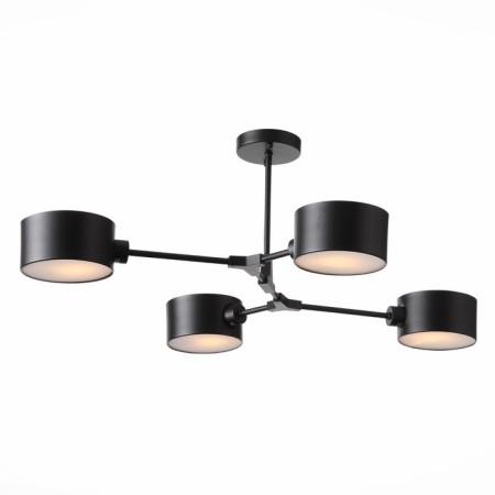 Ceiling EVOLUCE lamp. Sle183402-04. Gemento. 4x60 watts, E14, 68x71.5x32 cm, black color-5
