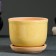 Flower pot "Lomonosovsky" yellow 0.7 l