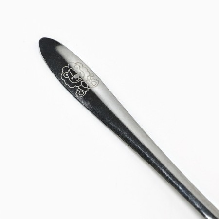 A teaspoon spoon with the application of the "lion", 13.5 cm-2