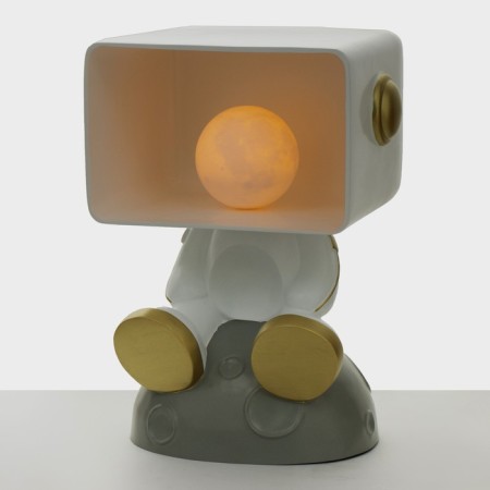 Luminaire-Column "Space" LED USB gray 35x25x47cm Risalux-5