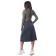 Women's skirt, size 44, gray color