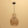 Ceiling Lamp from Rotan "Ari" 1x120W, E27, 25x25x35 cm