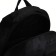 Young backpack from textiles with a zipper, 4 pockets, black/green color