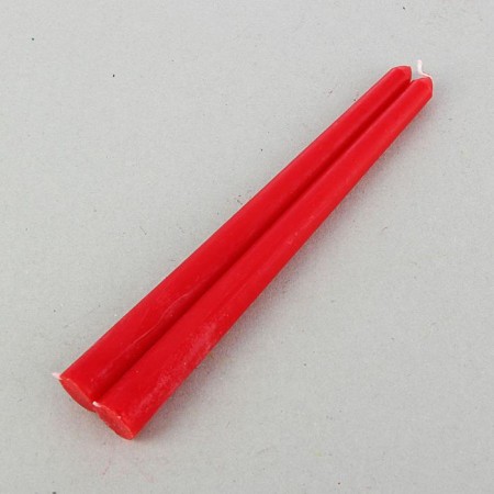 A set of antique candles, 2.2x 25 cm, lacquered 2 pieces, red-2