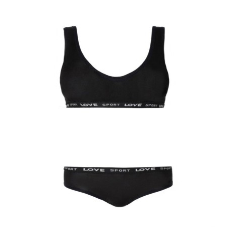 Female set (top, panties), black color, size One size (42-48)-7