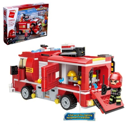 Designer Firefighters "Fire Machine", shoots with water, 3 minifigurs and 370 parts