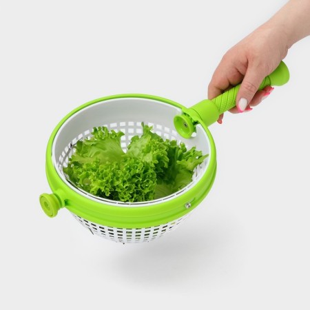 Centrifuge for drying herbs, green color