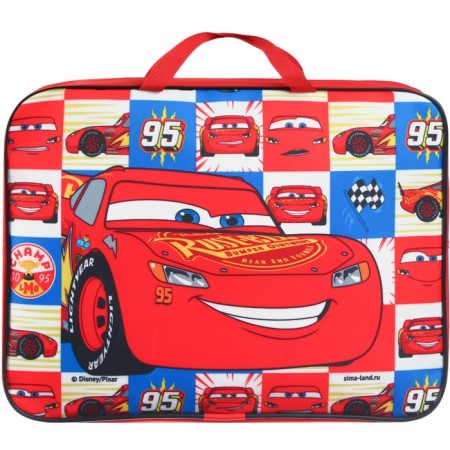 Folder with handles Textile A4, 350x270x100 mm, Cars-4