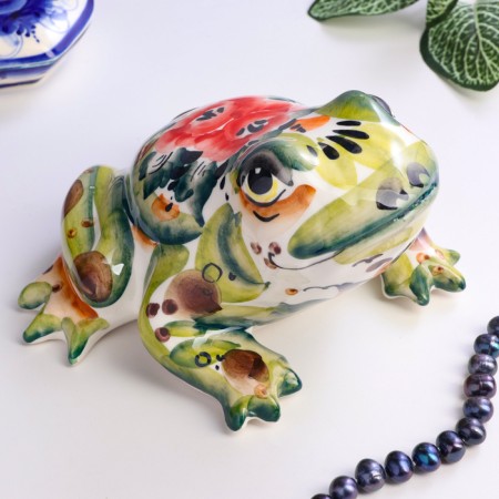 Souvenir "Frog Sonya", Gzhel, Color