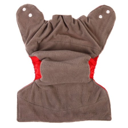 Panties-scammer, reusable, carbon-bamboo fabric, red color, from 0-36 months.-7