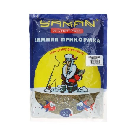 Bait Yaman Winter Taste bream, Winter moisturized, fried seeds, olive color, 700 g