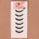 A set of interchangeable elastic bands to eyelashes for eyelashes, 6 pcs, black color
