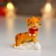 Souvenir Polystone "Tigerok in a snowdrift" MIX 5.5x3x5 cm