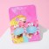 Children's clips "chosen" crab, color pink-blue