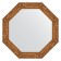 Mirror in the baguette frame, bronze vignette 85 mm, 75.4x75.4 cm