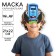 Carnival mask "Blue Tractor"