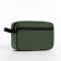 Lightning cosmetic bag, green color