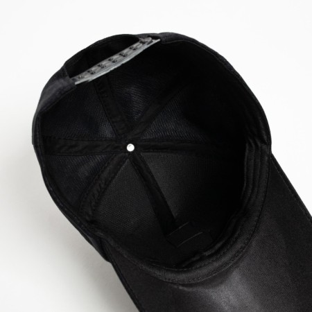 Women's baseball cap Minaku Black/gold color, size 56-58-7