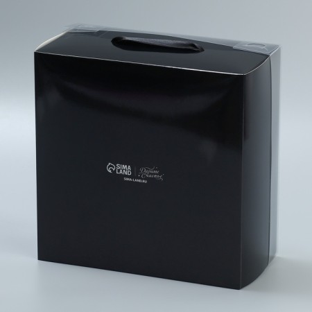 Gift folding box, packaging, “black”, 20 x 20 x 10 cm-4