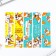 A set of cardboard bookmarks with hints, 5 pcs "Corgi"