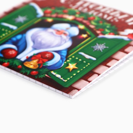 Notepad 10x10, 16 sheets of mix "Magic winter. With Santa Claus!"-2