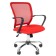 Office chair "Chairman" 698 TW-69 chrome, red