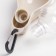 Walking shape curly, 300 ml, with soft nose, flax color