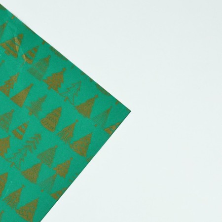 Packaging paper for the New Year with the “Christmas trees”, 50 x 70 cm-3