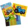 Formation mosaic sticker "by fields", blue tractor