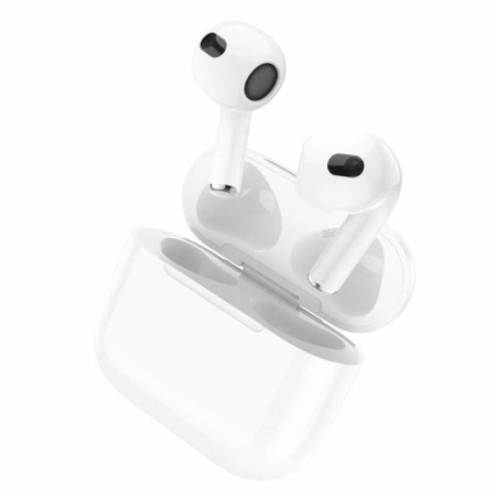 Hoco EW43 TWS headphones, wireless, inserts, BT5.3, 40/300 mAh, microphone, white-4