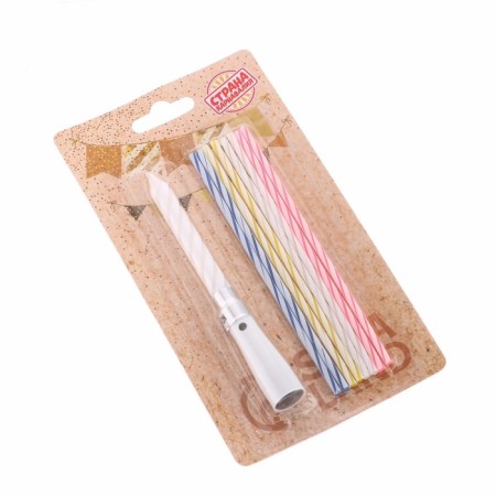 A set of musical candles (cocktail + 1 musical)-7