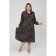 Female dress, size 66, black color