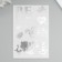 Stickers (stickers) "Valentine" 10x15 cm, color silver, 5-320